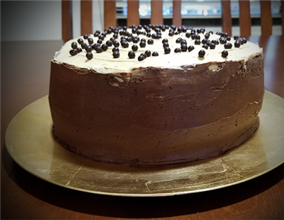 Signature Chocolate cake with peanut butter frosting